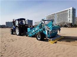 海阳市万米沙滩浴场2022年2月交付使用